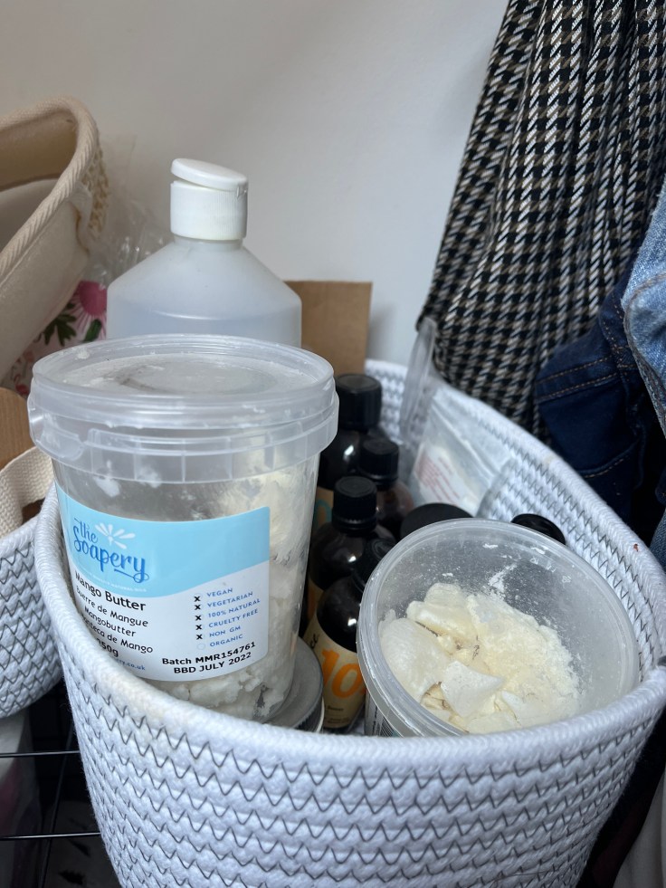 Basket containg raw ingredients